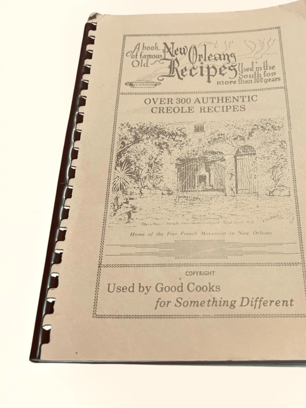 Antique vintage Book of Famous Old New Orleans Recipes